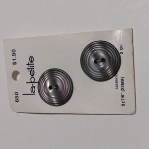 5/$15 Pink Smoke Buttons La Petite 1045